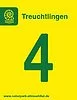 Beschilderung Wanderweg 4 Markierungszeichen
