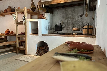 Die Küche der Römervilla Möckenlohe