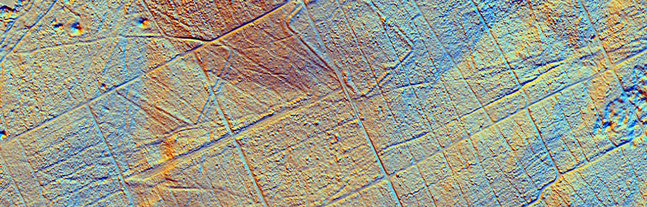 Laserscan römischer Übungslager im Uedemer Hochwald