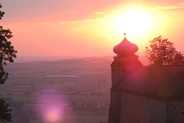 Wülzburg in der Abendstimmung