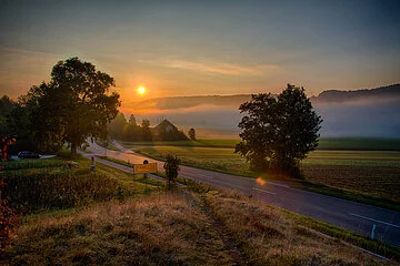 Nebel Landschaft Nebel Landschaft