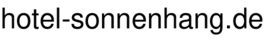 hotel-sonnenhang.de