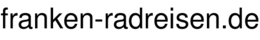 franken-radreisen.de